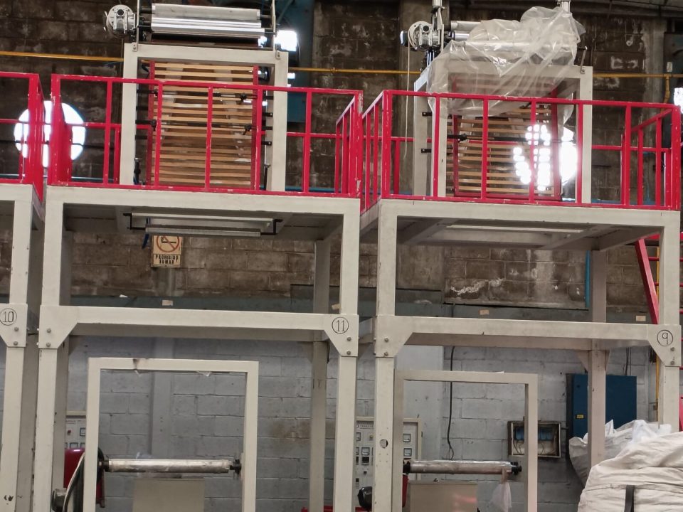 Línea de extrusión de película soplada